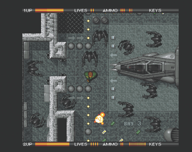 Alien breed amiga screenshot