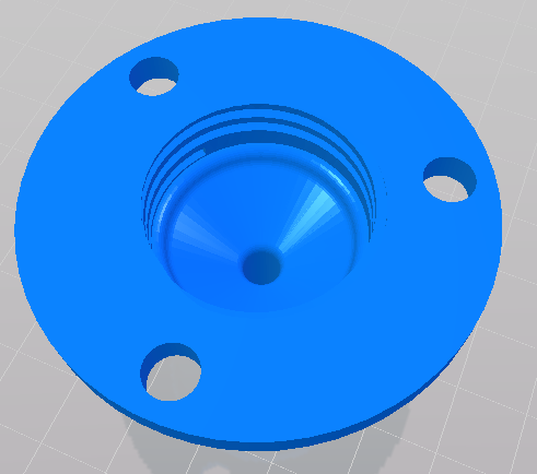 3D printed drip nozzle